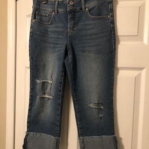 Style & co. Size 8 blue Jean Capri